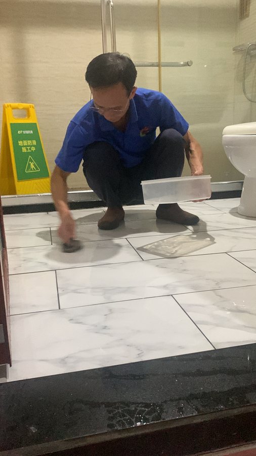 酒店防滑施工案例