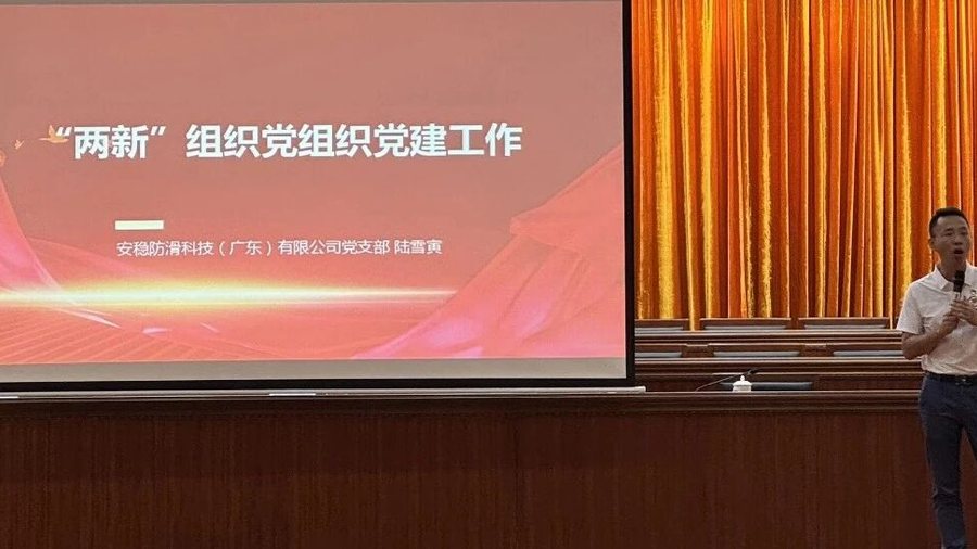 【党建经验分享】安稳防滑党支部书记陆雪寅受禅城区委社会工作部邀请,为全区220多位新兴领域党建指导员做党建经验分享